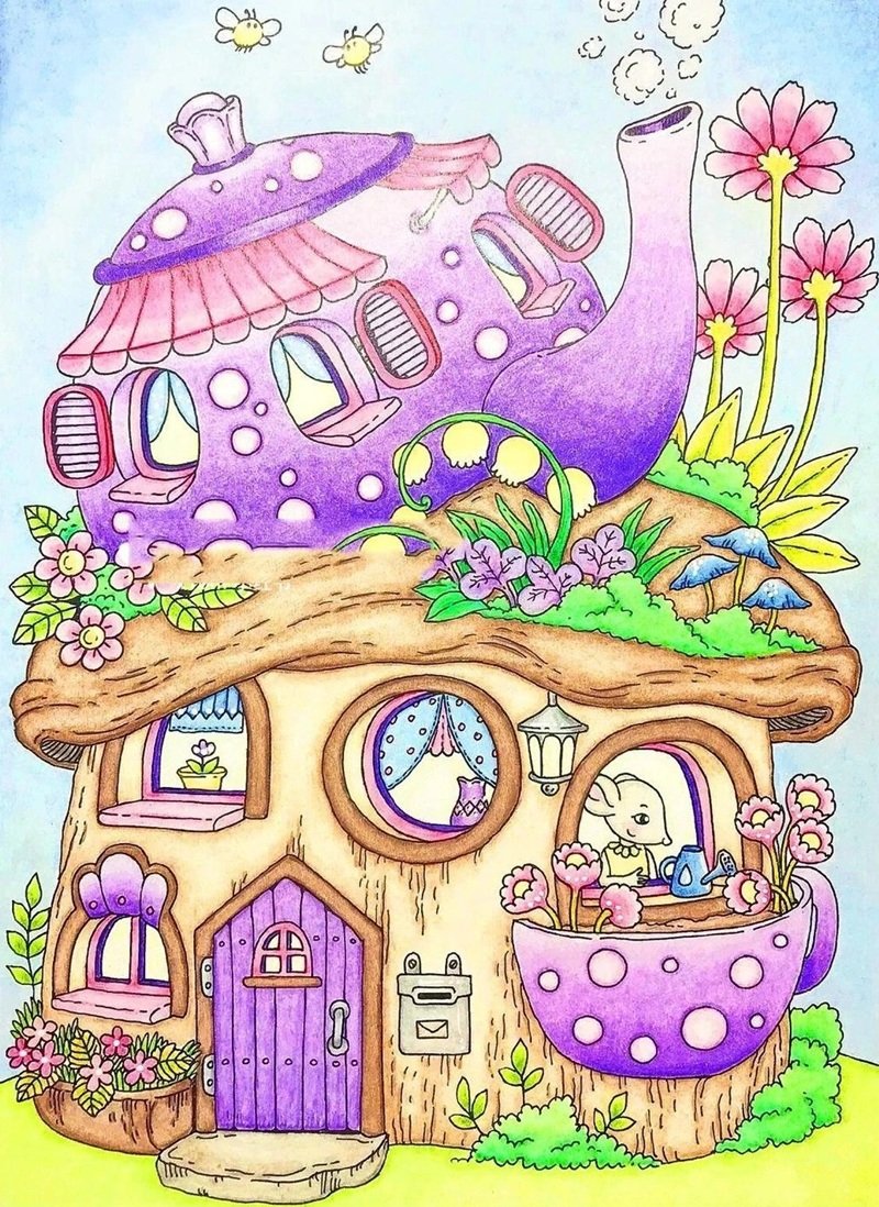 tranh vẽ ý tưởng trẻ thơ 14