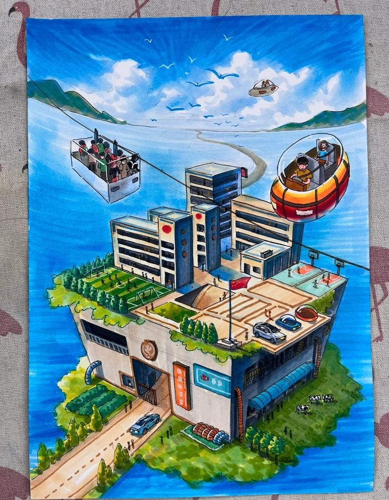 tranh vẽ ý tưởng trẻ thơ 17