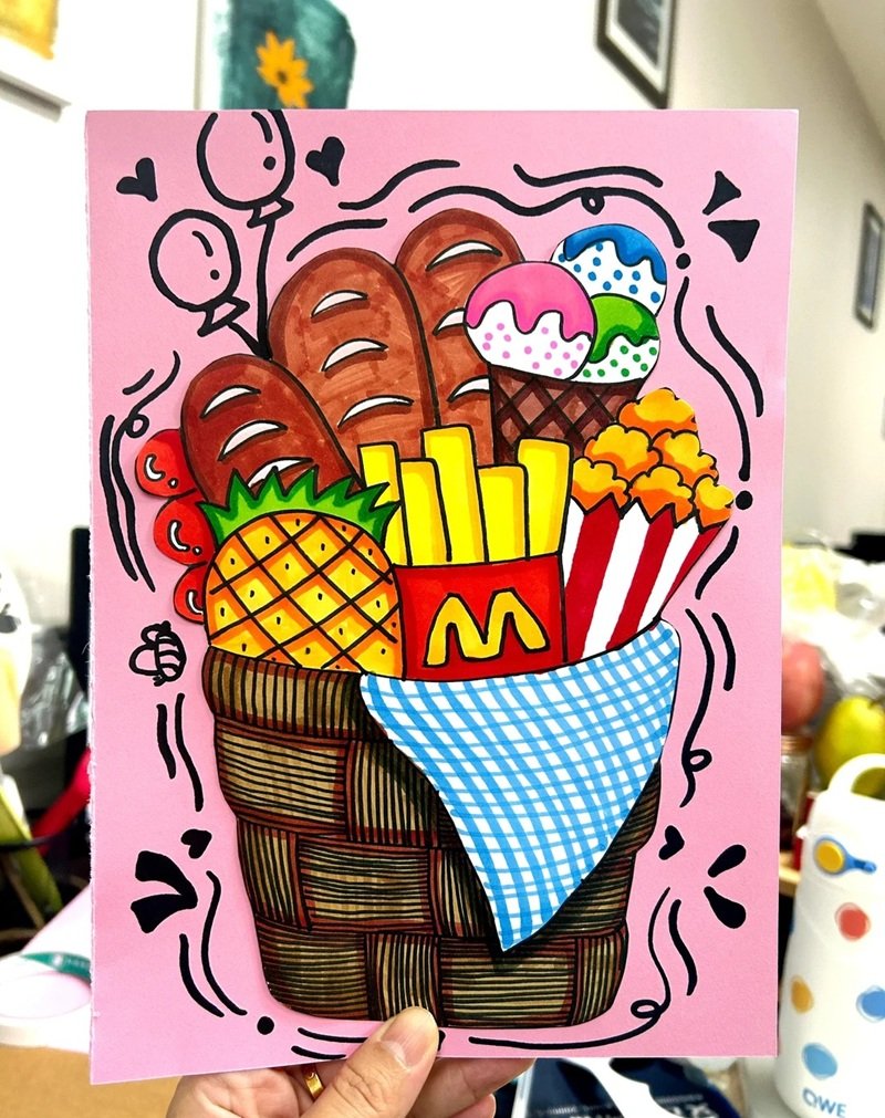 tranh vẽ ý tưởng trẻ thơ 19