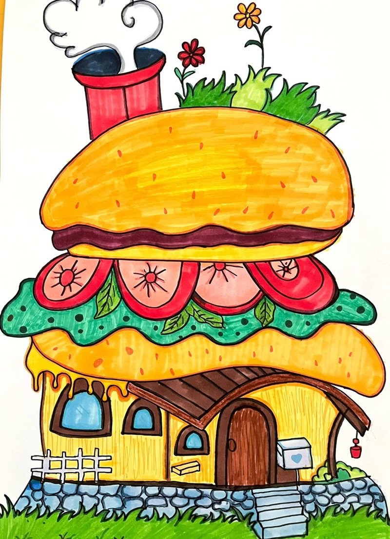 tranh vẽ ý tưởng trẻ thơ 20