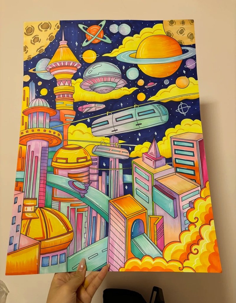 tranh vẽ ý tưởng trẻ thơ 21