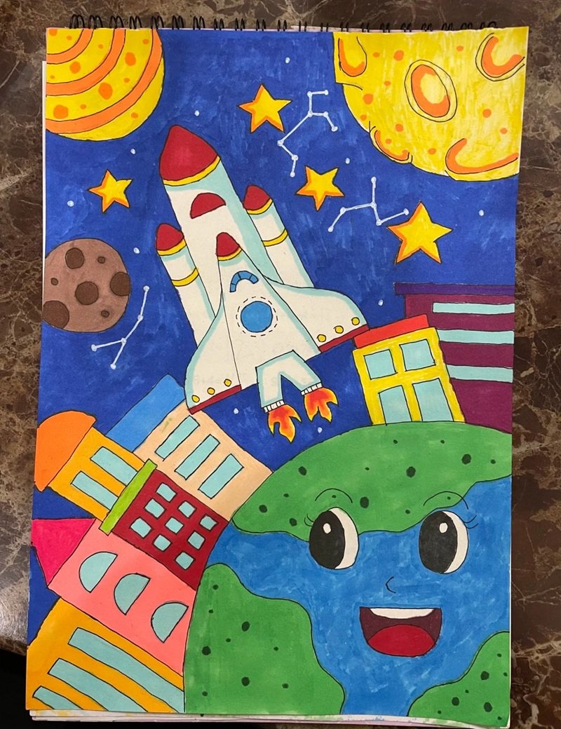 tranh vẽ ý tưởng trẻ thơ 24