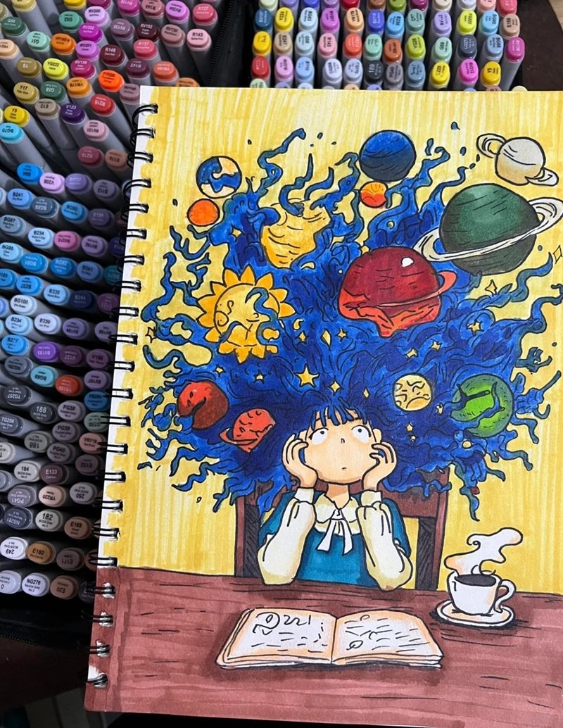 tranh vẽ ý tưởng trẻ thơ 25