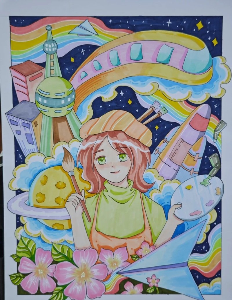 tranh vẽ ý tưởng trẻ thơ 26