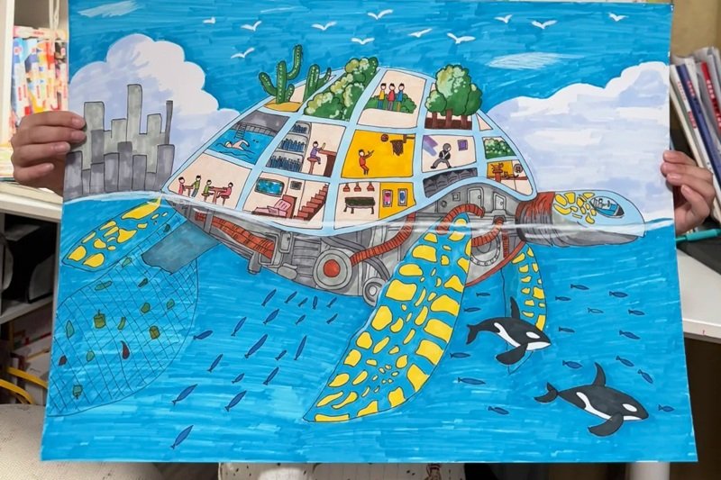 tranh vẽ ý tưởng trẻ thơ 3