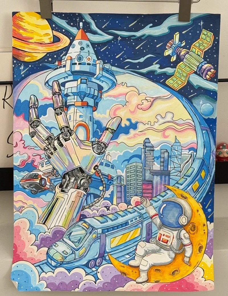 tranh vẽ ý tưởng trẻ thơ 30