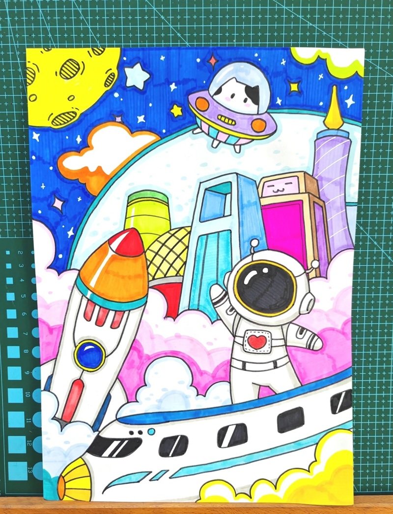 tranh vẽ ý tưởng trẻ thơ 33