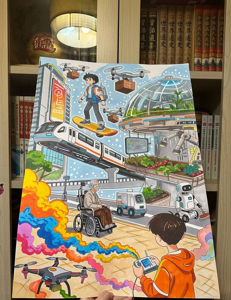 tranh vẽ ý tưởng trẻ thơ 34