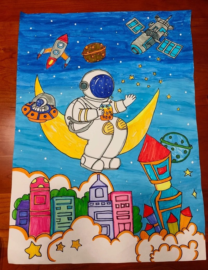 tranh vẽ ý tưởng trẻ thơ 35