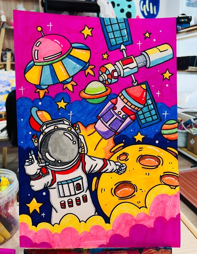 tranh vẽ ý tưởng trẻ thơ 36