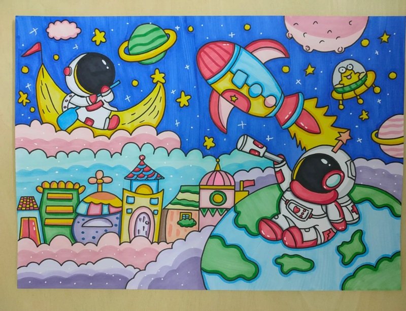 tranh vẽ ý tưởng trẻ thơ 38