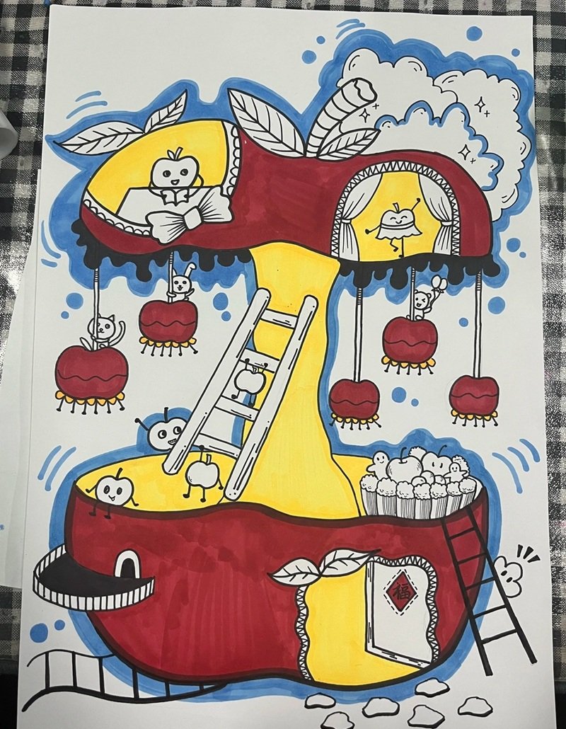 tranh vẽ ý tưởng trẻ thơ 8