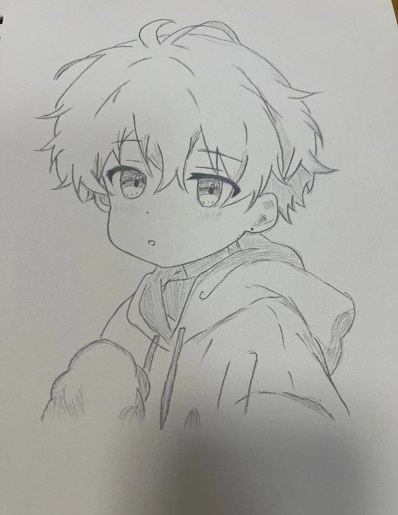 vẽ anime đơn giản cute 12