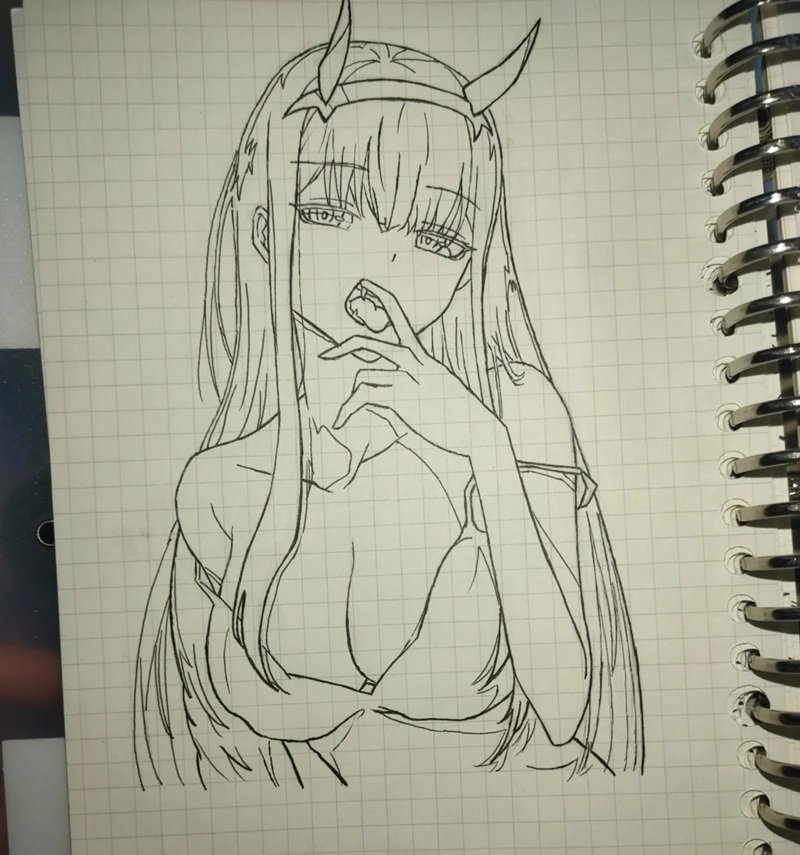 vẽ anime đơn giản cute 13