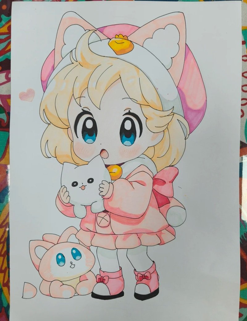 vẽ anime đơn giản cute 20