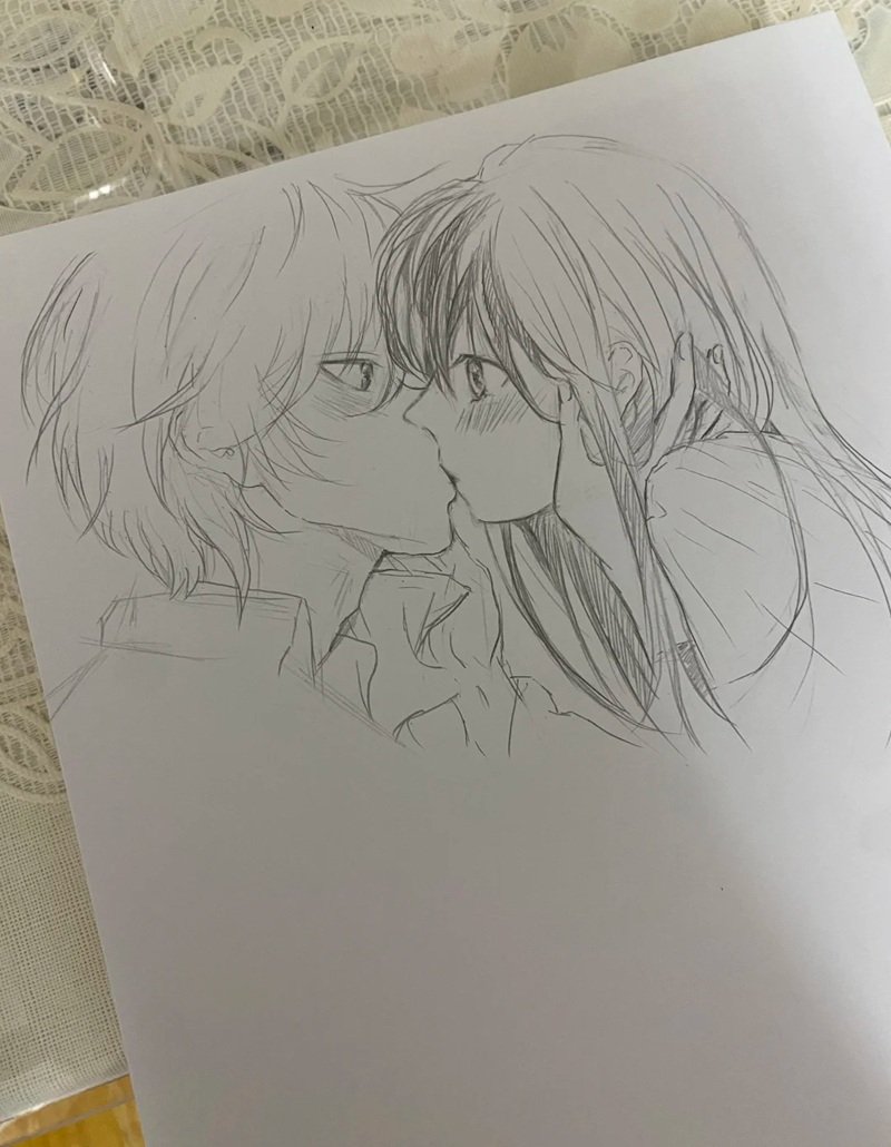 vẽ anime đơn giản cute 22