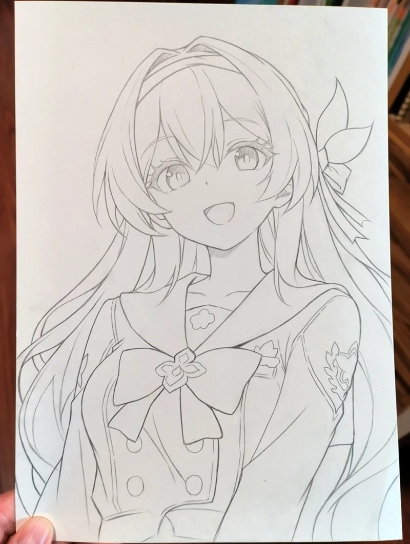 vẽ anime đơn giản cute 26