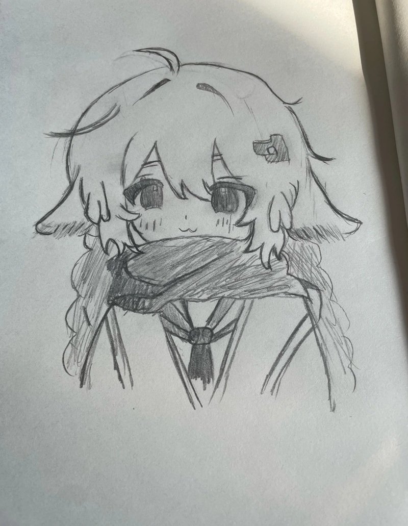 vẽ anime đơn giản cute 8