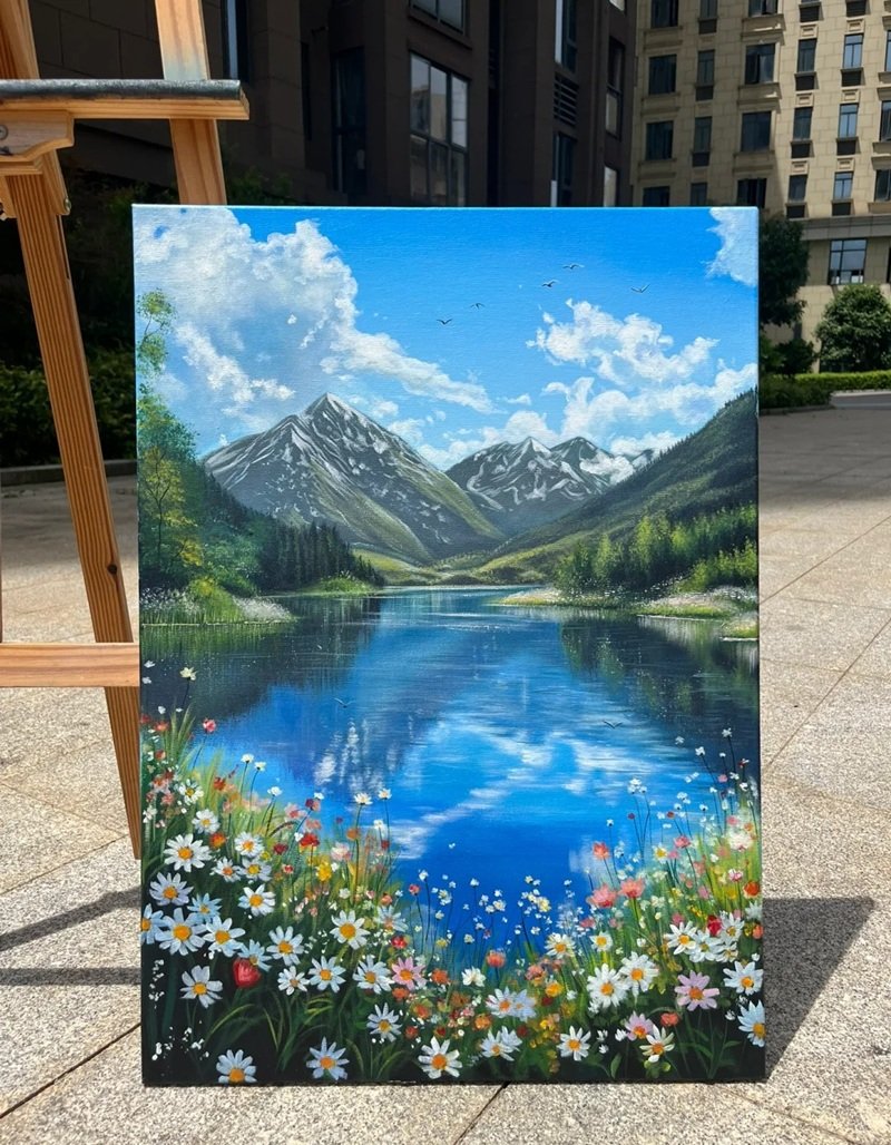 vẽ cảnh thiên nhiên 11