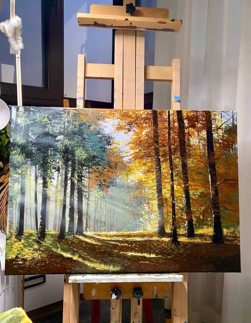 vẽ cảnh thiên nhiên 16