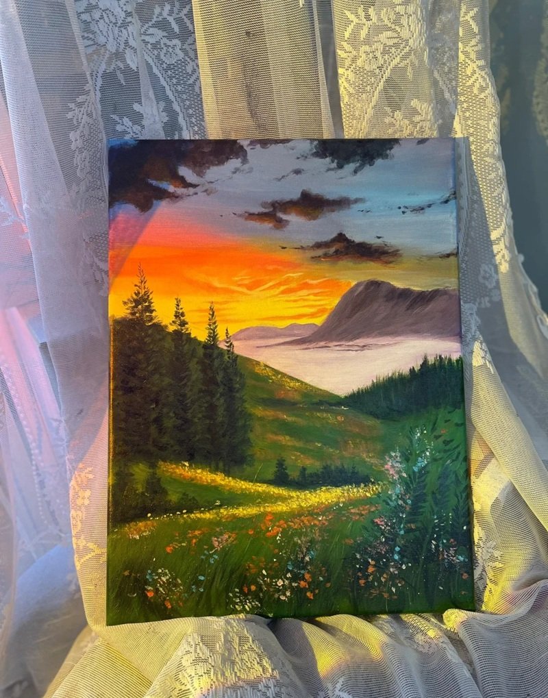 vẽ cảnh thiên nhiên 21