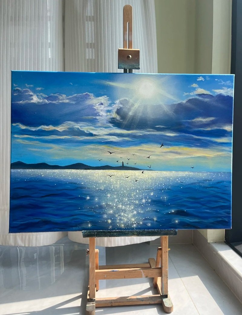 vẽ cảnh thiên nhiên 29