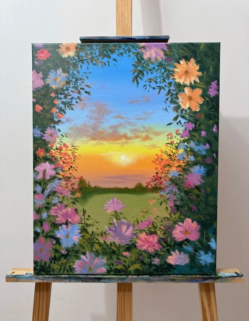 vẽ cảnh thiên nhiên 3