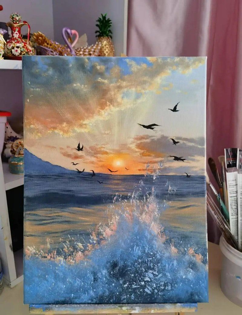 vẽ cảnh thiên nhiên 31