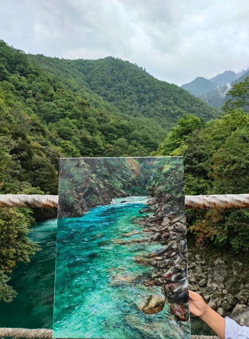 vẽ cảnh thiên nhiên 34