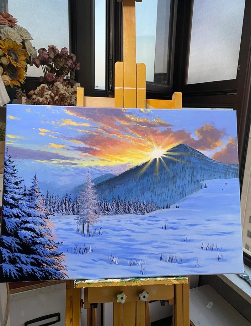 vẽ cảnh thiên nhiên 36