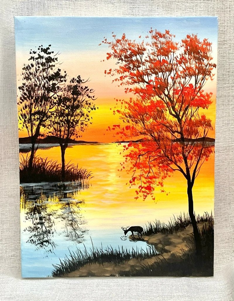 vẽ cảnh thiên nhiên 40