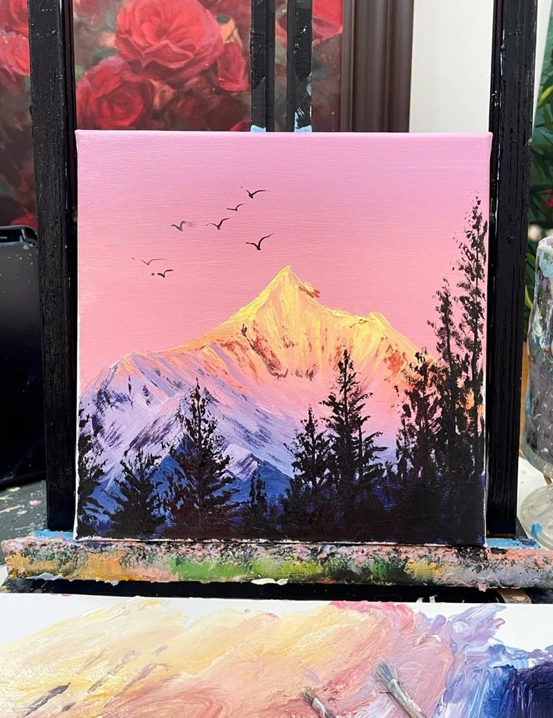 vẽ cảnh thiên nhiên 5