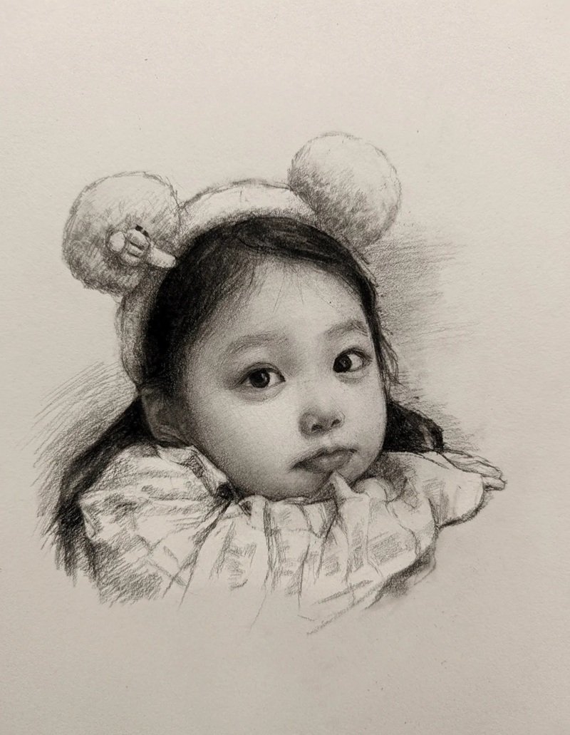 vẽ chân dung đơn giản nhất 13