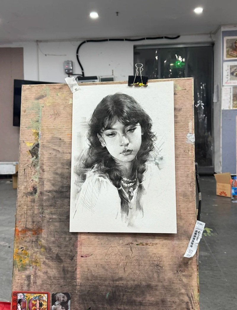 vẽ chân dung đơn giản nhất 15