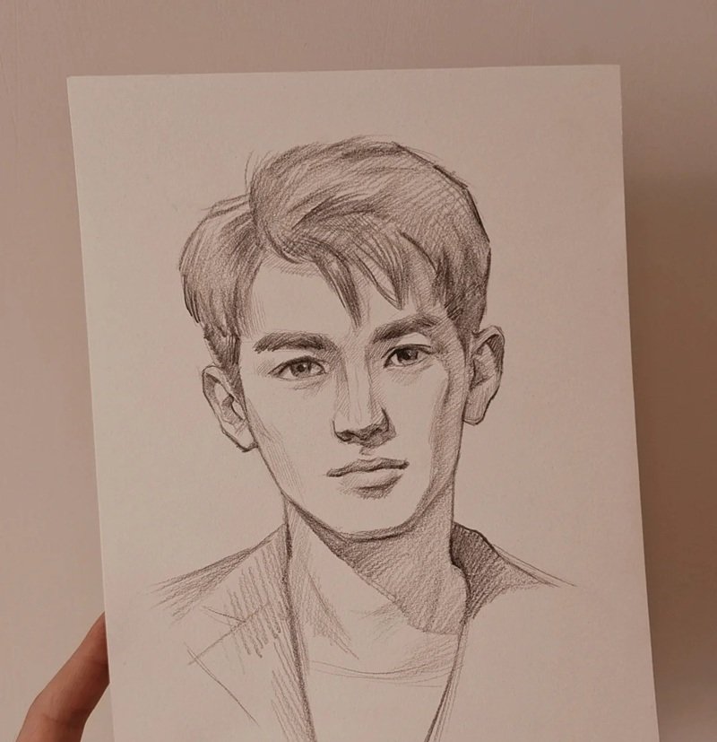 vẽ chân dung đơn giản nhất 21