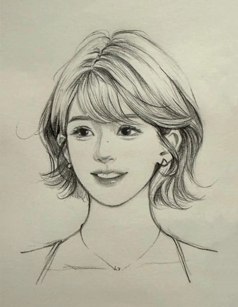 vẽ chân dung đơn giản nhất 24