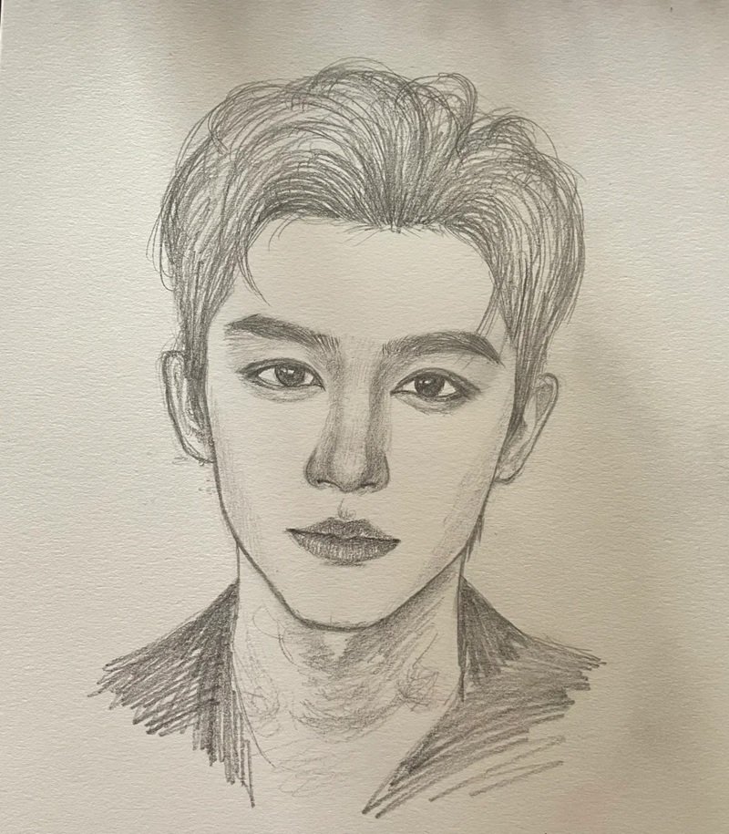 vẽ chân dung đơn giản nhất 25