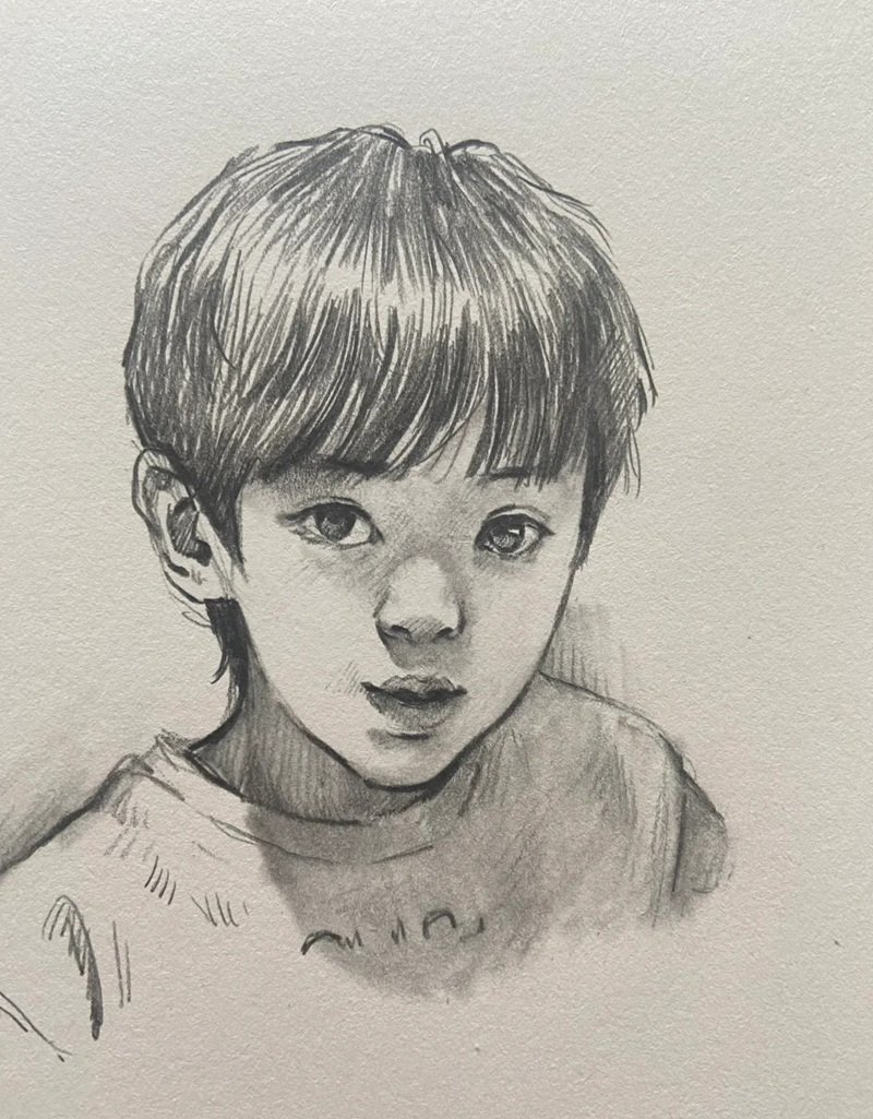 vẽ chân dung đơn giản nhất 27