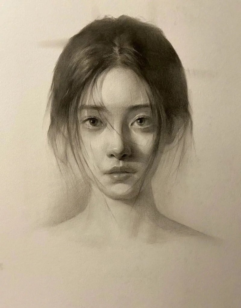 vẽ chân dung đơn giản nhất 32