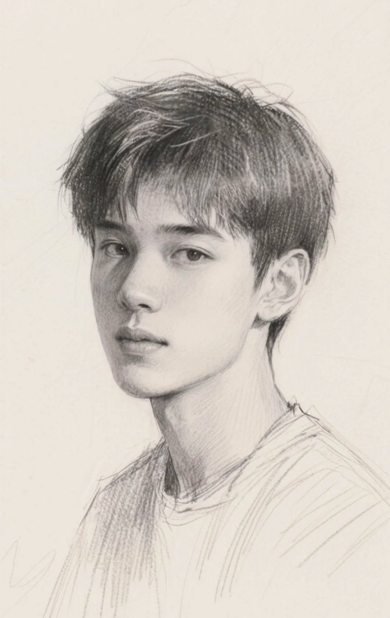 vẽ chân dung đơn giản nhất 33