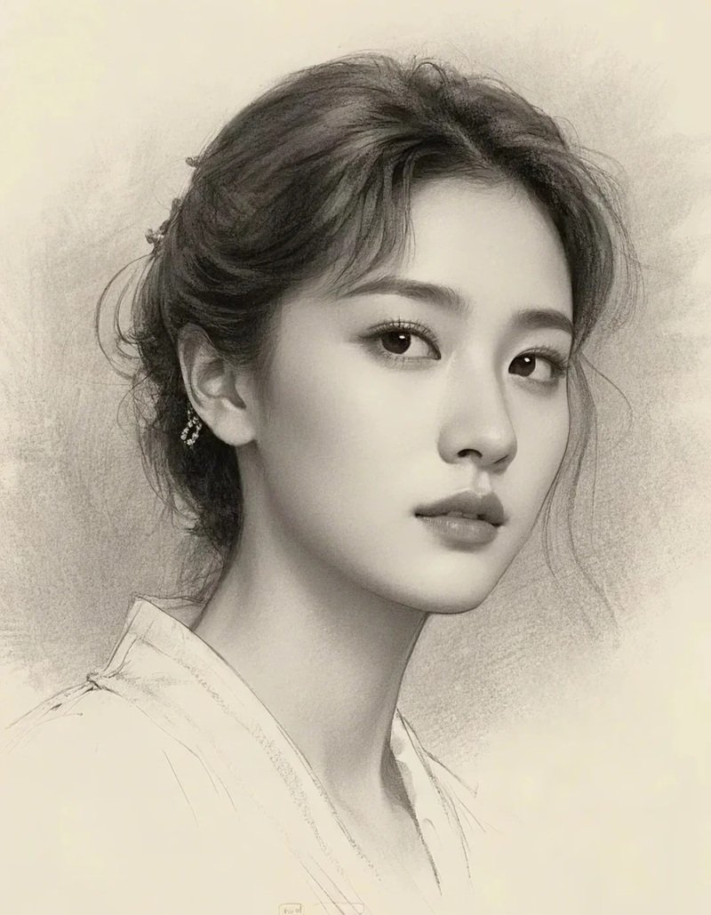 vẽ chân dung đơn giản nhất 36