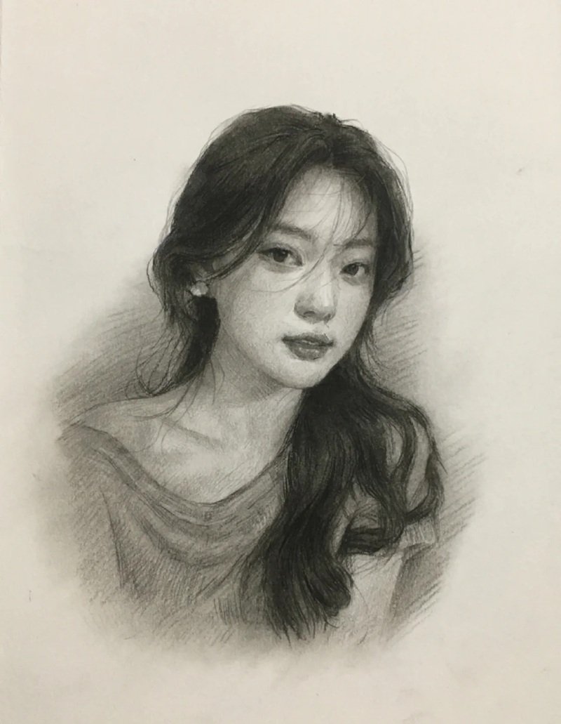 vẽ chân dung đơn giản nhất 40