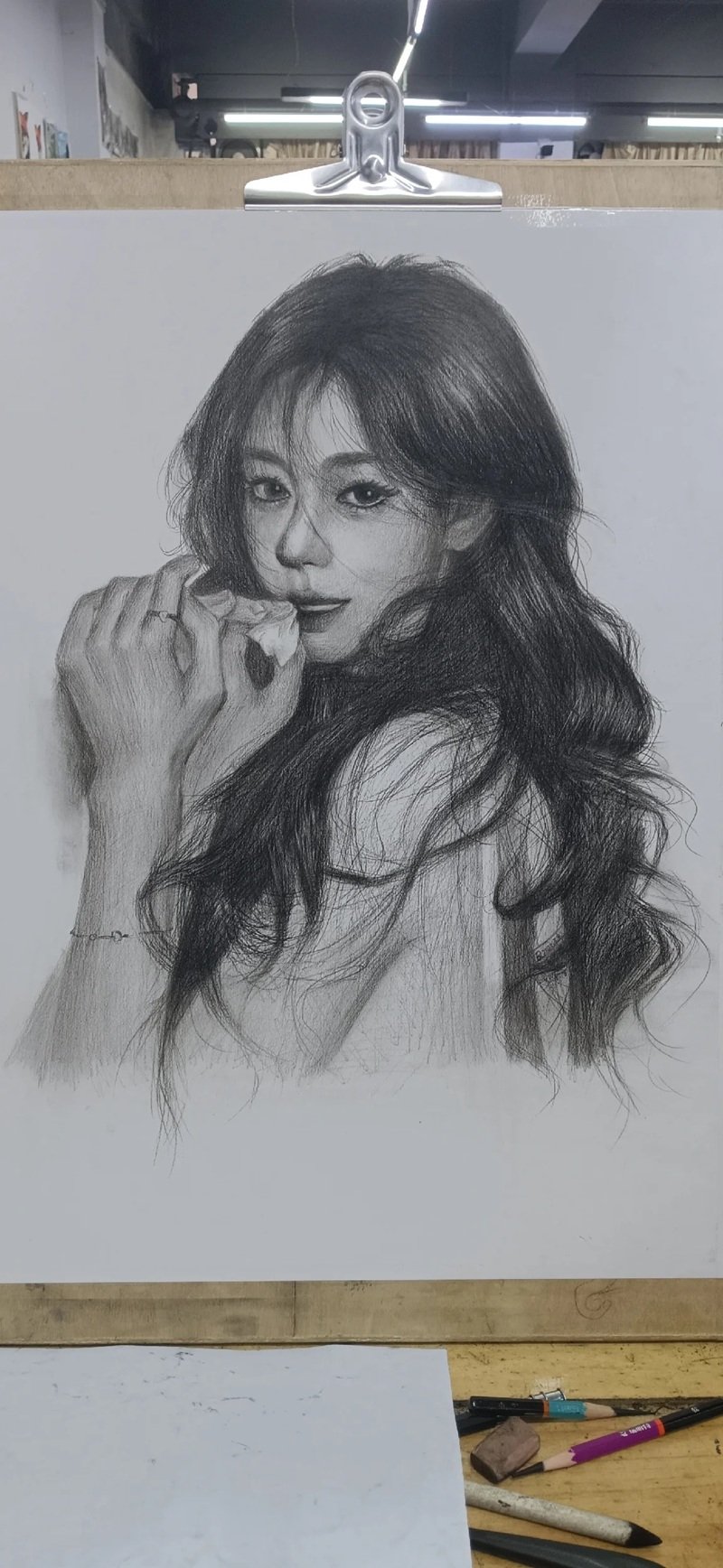 vẽ chân dung đơn giản nhất 5