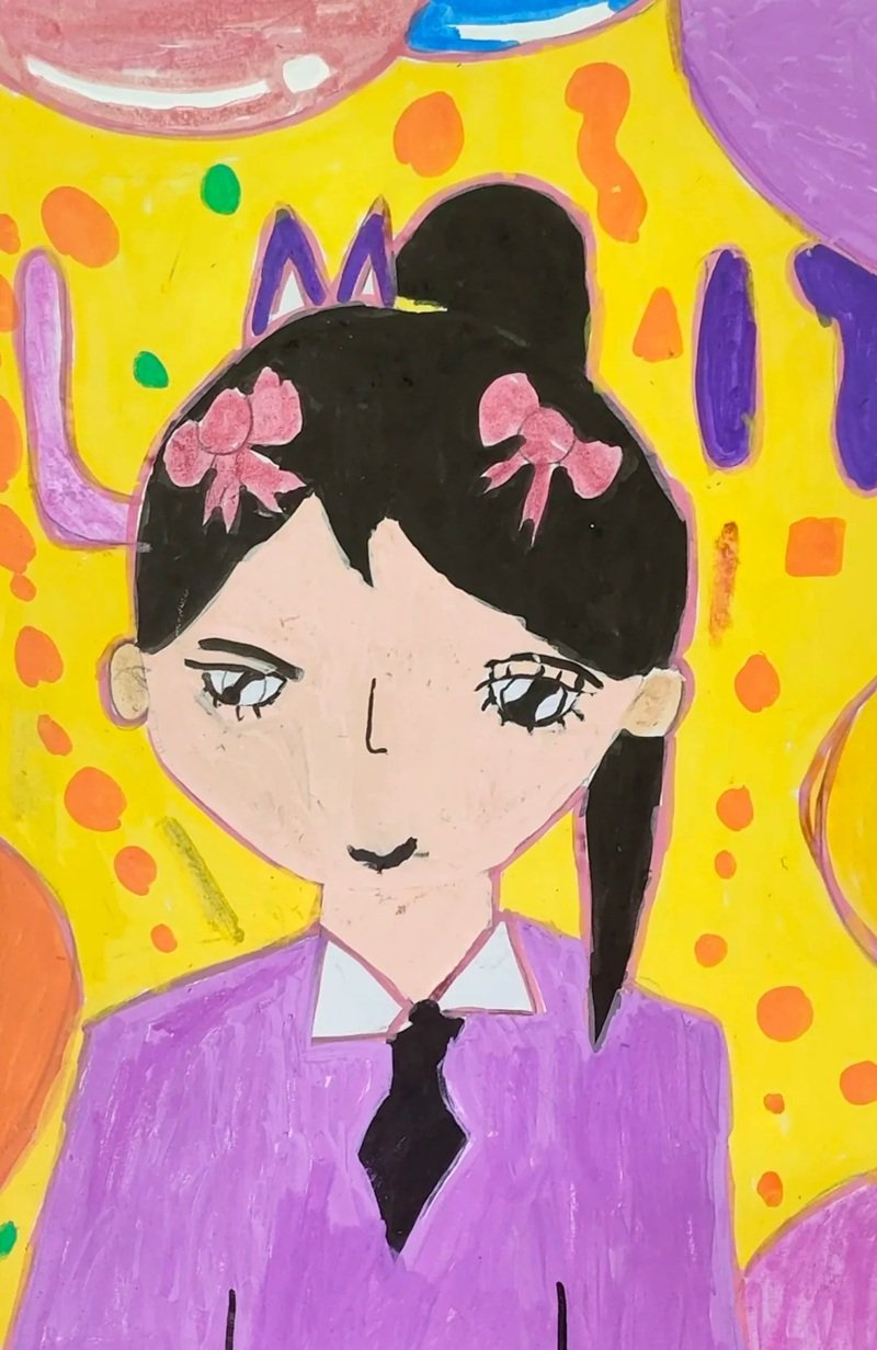 vẽ chân dung lớp 8 10