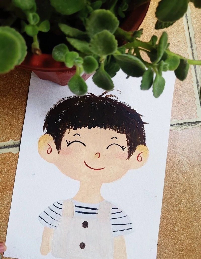 vẽ chân dung lớp 8 17