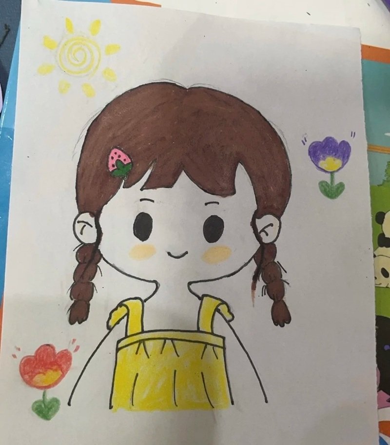 vẽ chân dung lớp 8 25