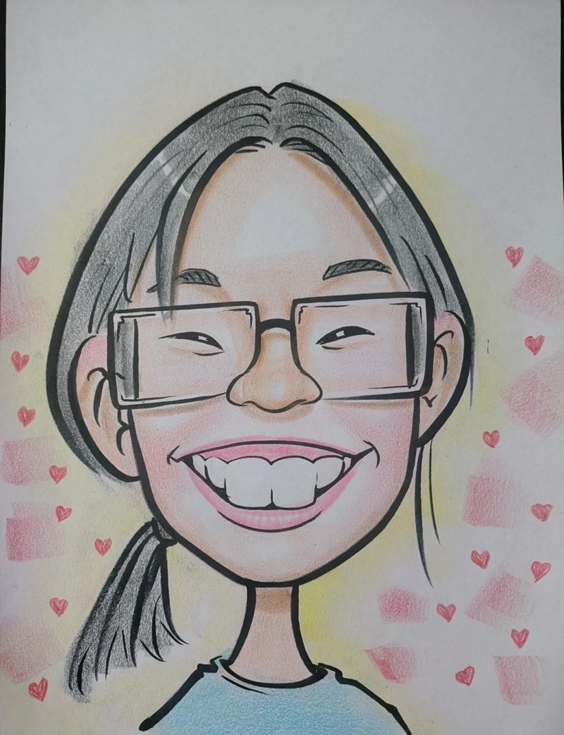 vẽ chân dung lớp 8 38