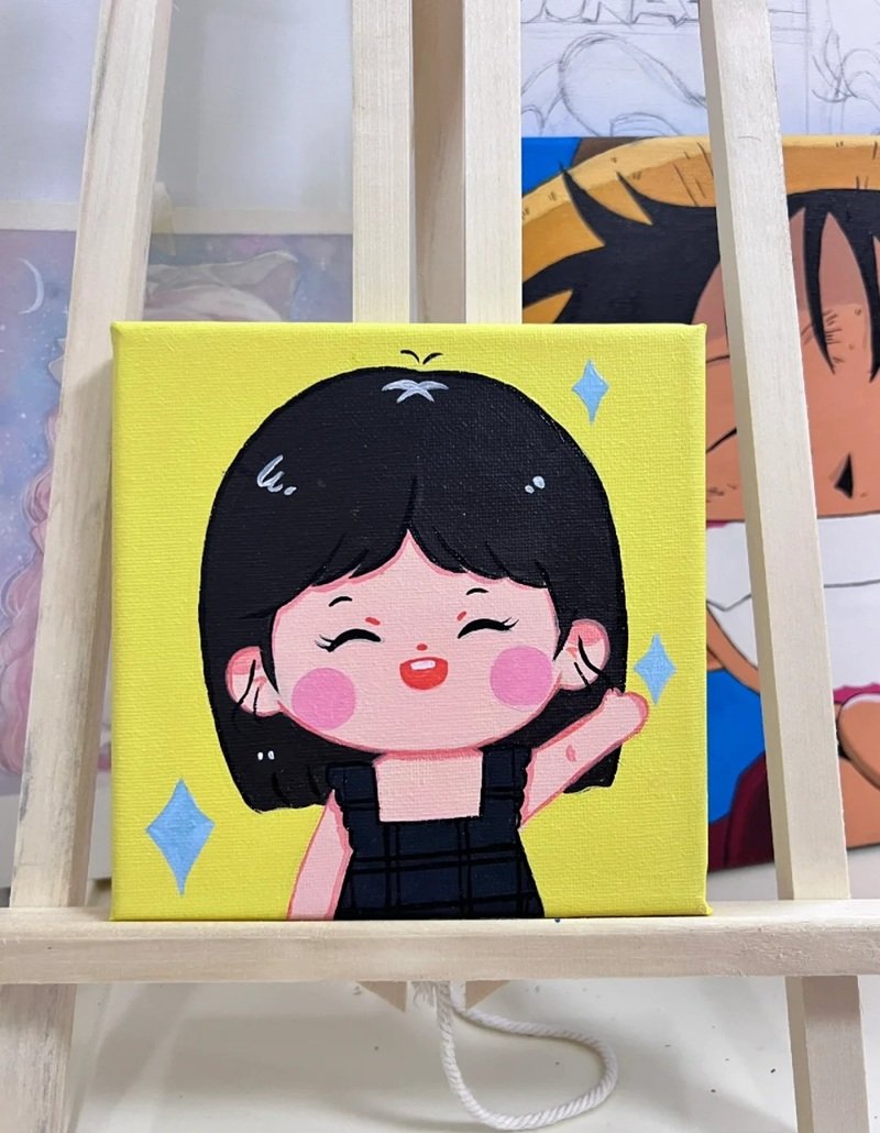 vẽ chân dung lớp 8 5