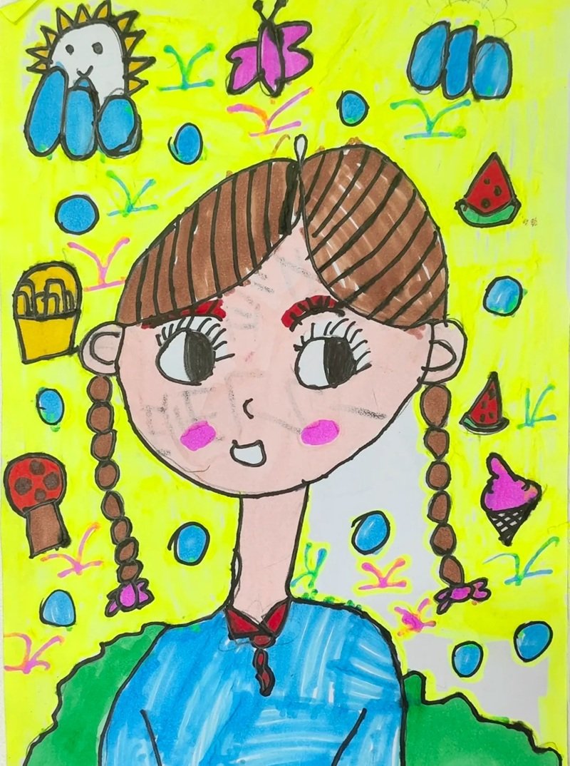 vẽ chân dung lớp 8 9