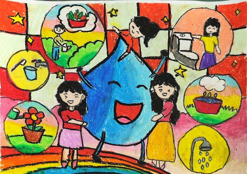 vẽ chủ đề bảo vệ môi trường 13